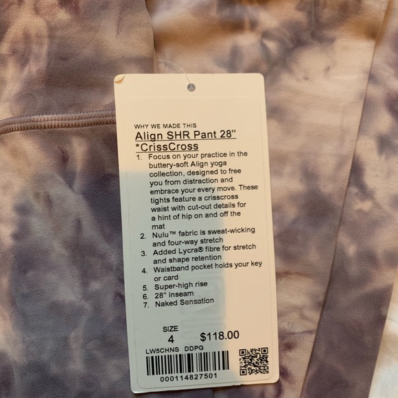 Lululemon Align Diamond Dye Pitch. - Picture 3 of 8